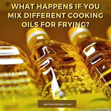 What happens if you mix cooking oil and gasoline?