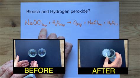 What happens if you mix hydrogen peroxide and acid?