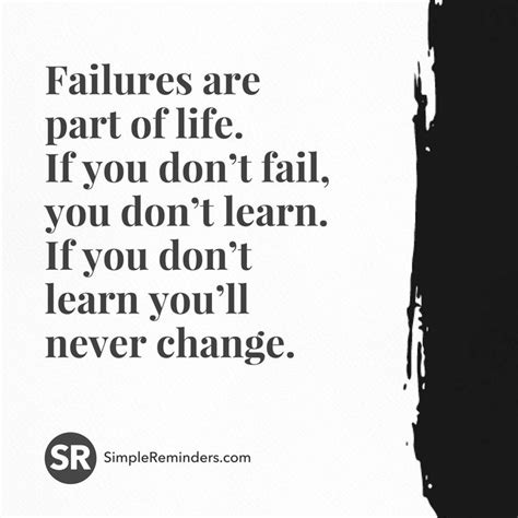 What happens if you never fail in life?