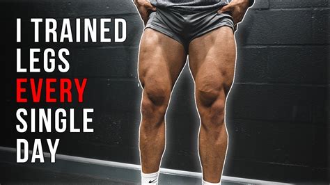 What happens if you only train legs?