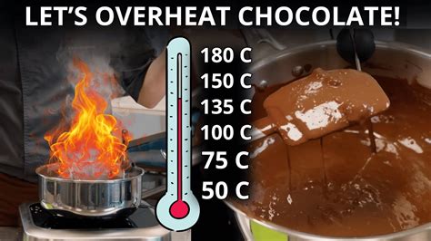 What happens if you overheat chocolate?