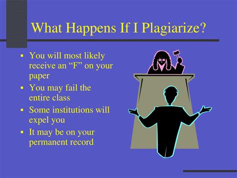 What happens if you plagiarize for a second time?