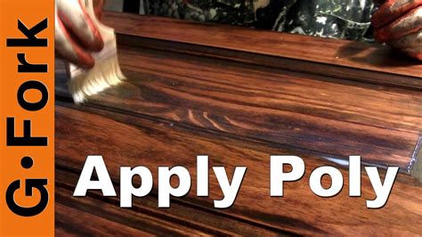 What happens if you polyurethane wet wood?