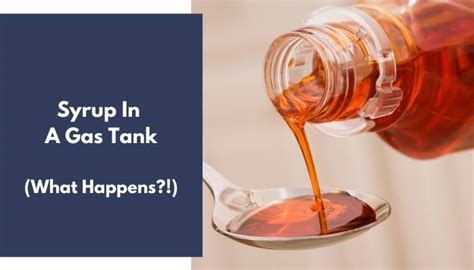 What happens if you put corn syrup in a gas tank?