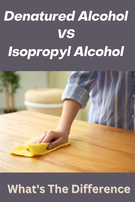 What happens if you put isopropyl alcohol on wood?