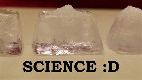 What happens if you put salt in ice?