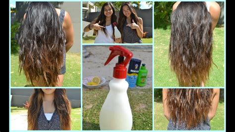 What happens if you put salt water in your hair?