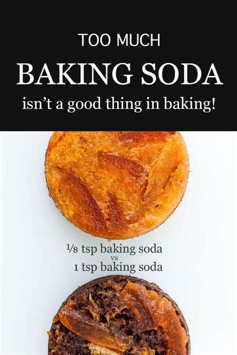 What happens if you put too much baking soda in scones?