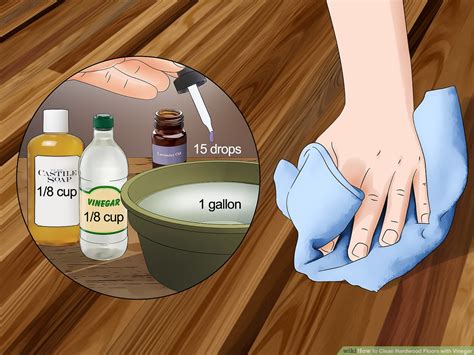 What happens if you put white vinegar on wood?