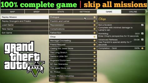 What happens if you skip a mission on GTA 5?