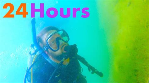 What happens if you stay underwater for 24 hours?