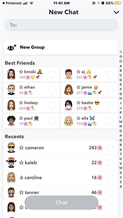 What happens if you take a screenshot of your friends list on Snapchat?