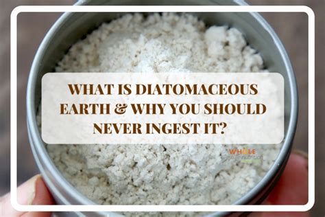 What happens if you touch diatomaceous earth?