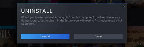 What happens if you uninstall a paid game on Steam?