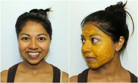 What happens if you use too much turmeric on your face?