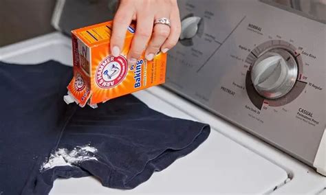 What happens if you wash your clothes with baking soda?