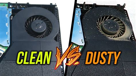 What happens if your PS4 is dusty?