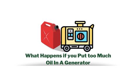 What happens if your generator is too small?