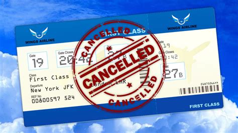 What happens if your international flight gets canceled?