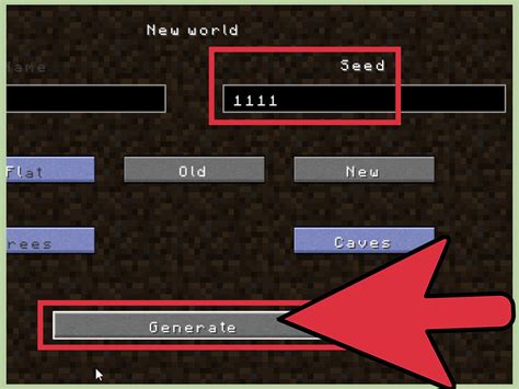 What happens in seed 0 in Minecraft?