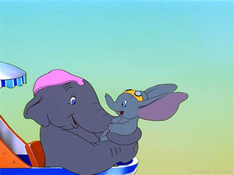 What happens to Dumbo's mom?