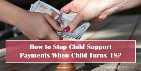 What happens to child support when child turns 18 in Texas?