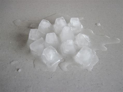 What happens to ice at 0 C?