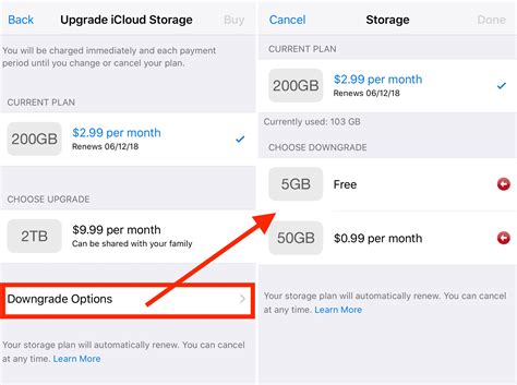 What happens to my iCloud storage if I change country?