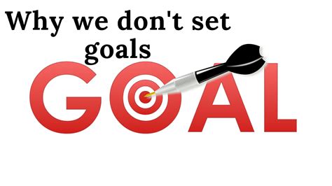 What happens to people who don't set goals?