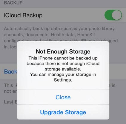 What happens to photos when iCloud is full?