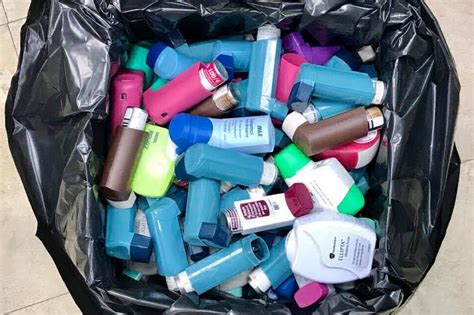 What happens to recycled inhalers?