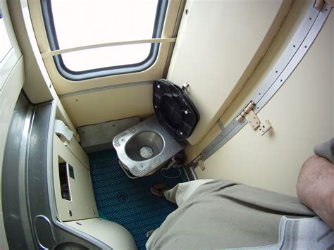 What happens to toilets on trains?