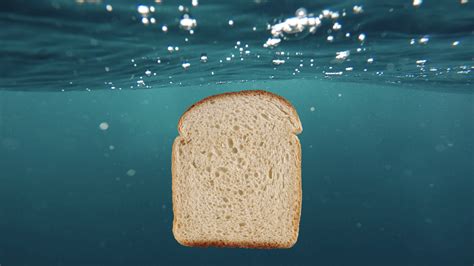 What happens to wet bread?