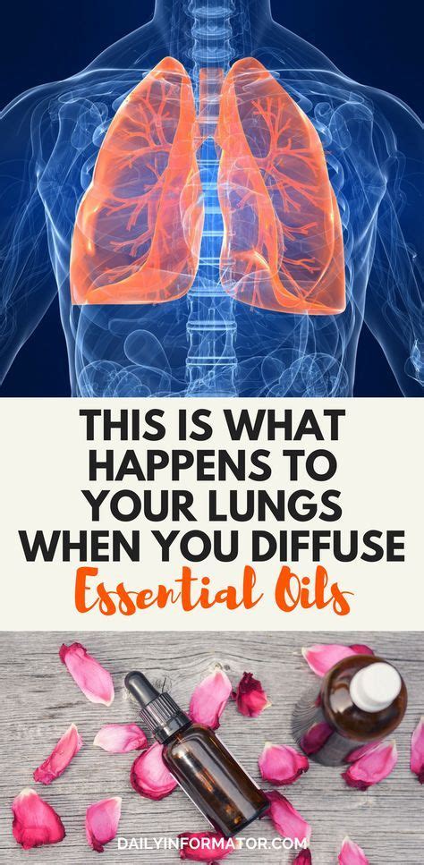 What happens to your lungs when you diffuse essential oils?