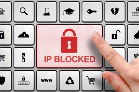 What happens when IP address is blocked?