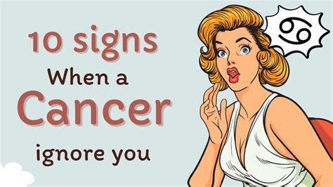 What happens when a Cancer ignores you?