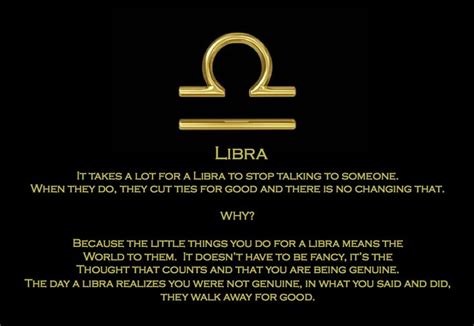 What happens when a Libra stops talking to you?