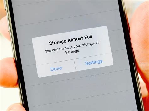 What happens when all your iPhone storage is full?