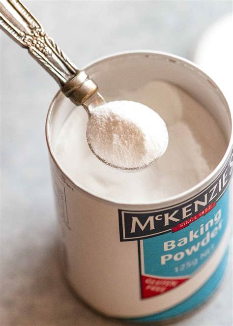 What happens when baking powder becomes wet?