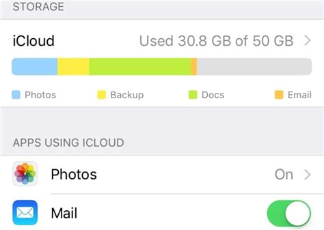 What happens when iCloud storage is full?