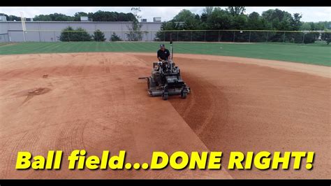 What happens when leveling of a field is done?