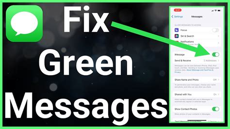 What happens when someone messages turn green on iPhone?