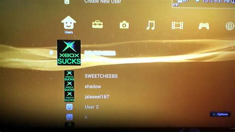What happens when you delete a user on PlayStation?