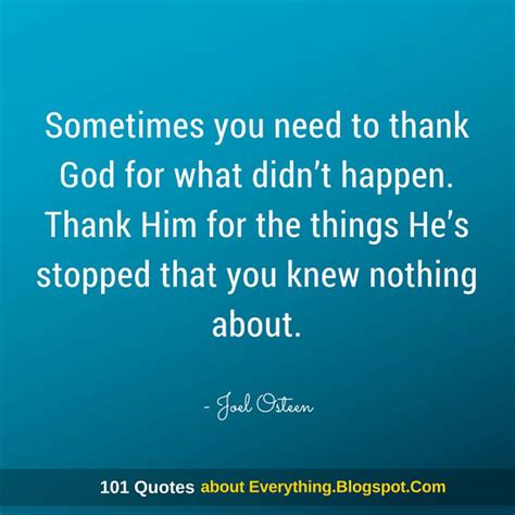 What happens when you don't give thanks to God?