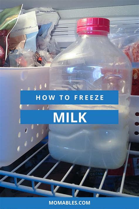 What happens when you freeze milk?