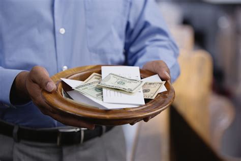 What happens when you give money to God?