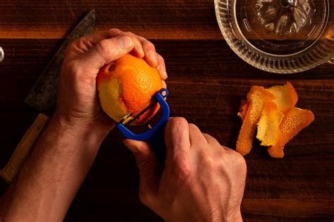 What happens when you heat orange peel?