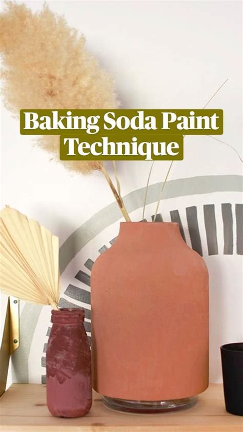What happens when you mix baking soda with paint?