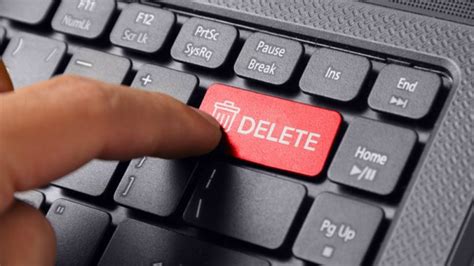 What happens when you permanently delete something?