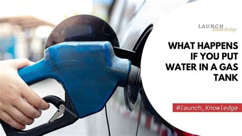 What happens when you put water on gasoline?